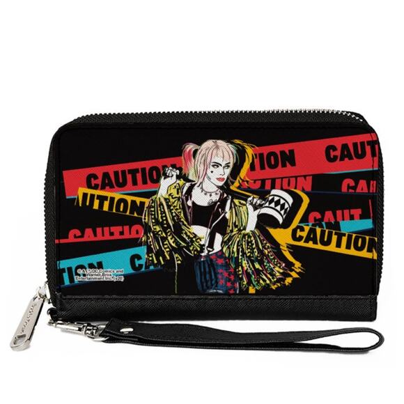 Buckle Up Wallet Harley Quinn Birds Of Prey New Zip Around - Picture 1 of 7